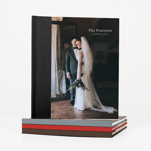 8.5x11 Layflat Linen Book