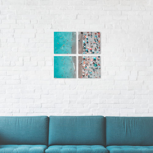 11¾ x 11¾"(x4) Metal