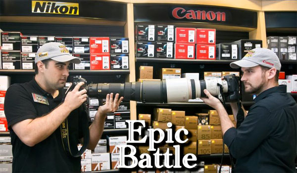 Canon & Nikon Epic Battle!